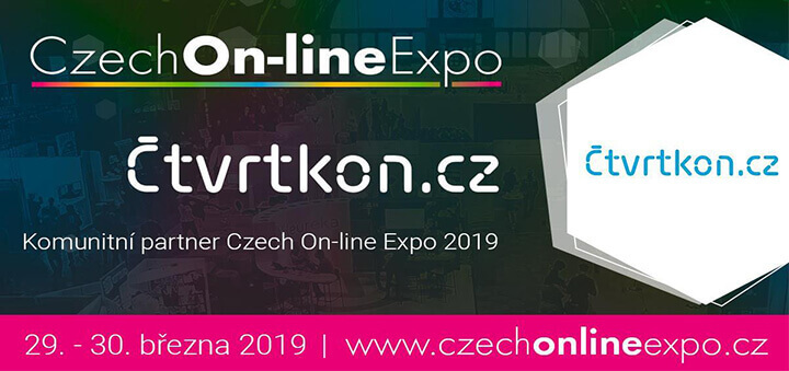 Čtvrtkon partnerem Czech On-line Expo náhledový obrázek